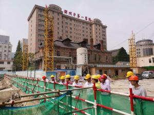市建設(shè)局黨委書記、局長戴健一行赴湖州市第一醫(yī)院改擴建項目一期工程