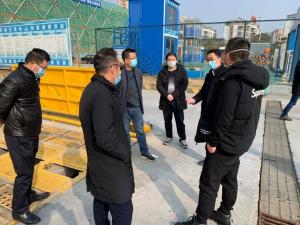 市建設(shè)局黨委書記、局長(zhǎng)戴健督導(dǎo)檢查公司建筑工地疫情防控工作