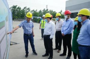 市國資委黨委書記、主任婁顯杰一行調(diào)研建筑工業(yè)化PC構(gòu)件生產(chǎn)基地與