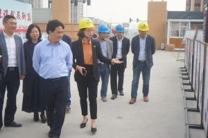市國資委黨委書記、主任婁顯杰赴市北32號地塊調研“紅色工地”建設